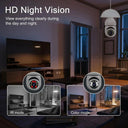 Color Night Vision Bulb Camera for Home