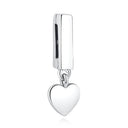 Sterling Silver Charm Flat Clip