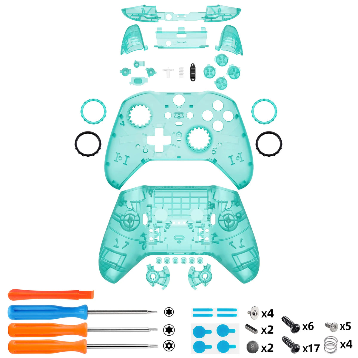 eXtremeRate Clear Full Set Shell