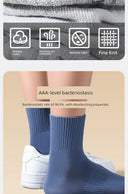 Ultimate Comfort Men's Thick Cotton Socks Moisture Wicking