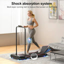 Under Desk Walking Pad Treadmill With Retractable Handle