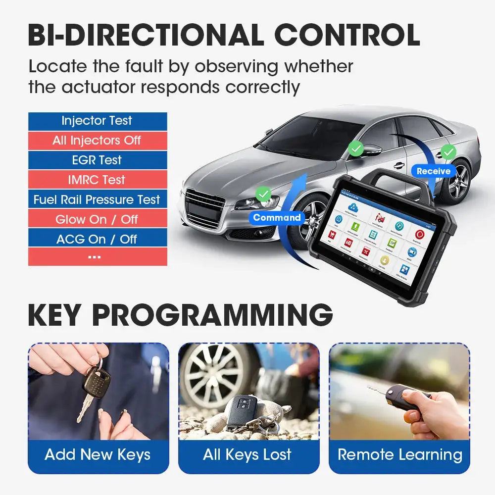 LAUNCH X431 PAD 7 VII PAD7 PADVII Car Diagnostic Tools J2534 Smartlink Automotive Scanner Auto Diagnost Online Programming OBD