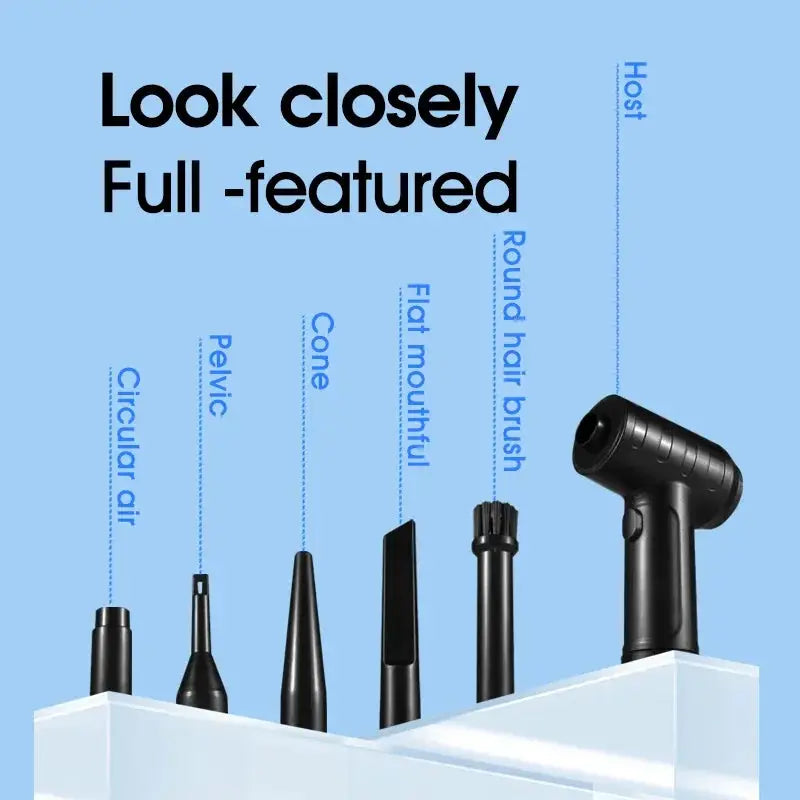 Cordless Compressed Air Duster for Computers and Electronics