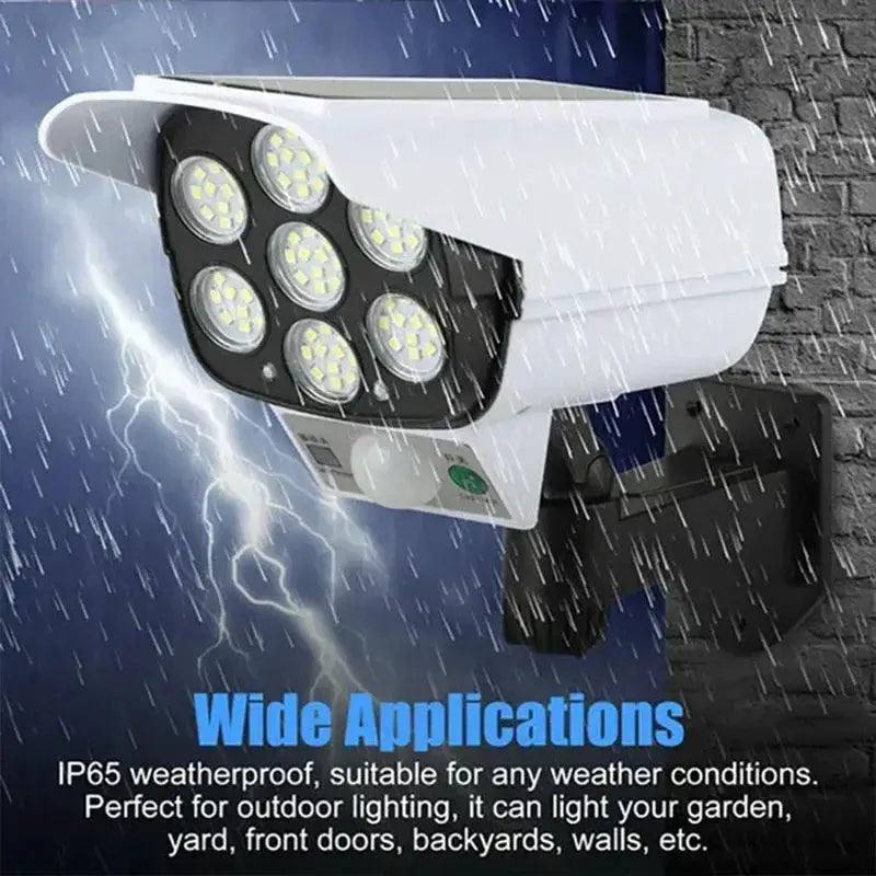 Solar Security Light With Wireless Camera LED Floodlight