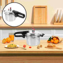 High-Quality Aluminum Pressure Cooker for Induction Gas Stoves 2.5L