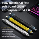 Fast 240W Thunderbolt 5 Usb-C Cable