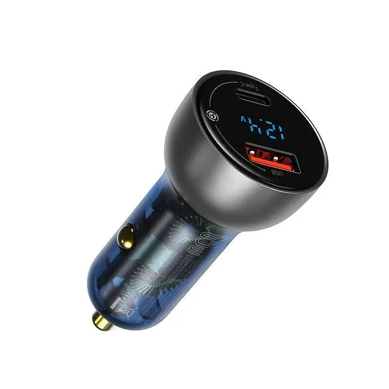 Baseus Dual Port USB C Car Charger High Speed Fast Charging