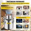 SucceBuy Gal Distiller Moonshine Alcohol Brew Water Wine