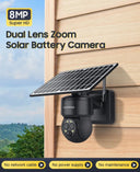 SHIWOJIA 4G SIM Solar Camera WIFI 6W Dual Lens 12X ZOOM