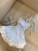 Lightweight Lace Dress for Women Gyaru