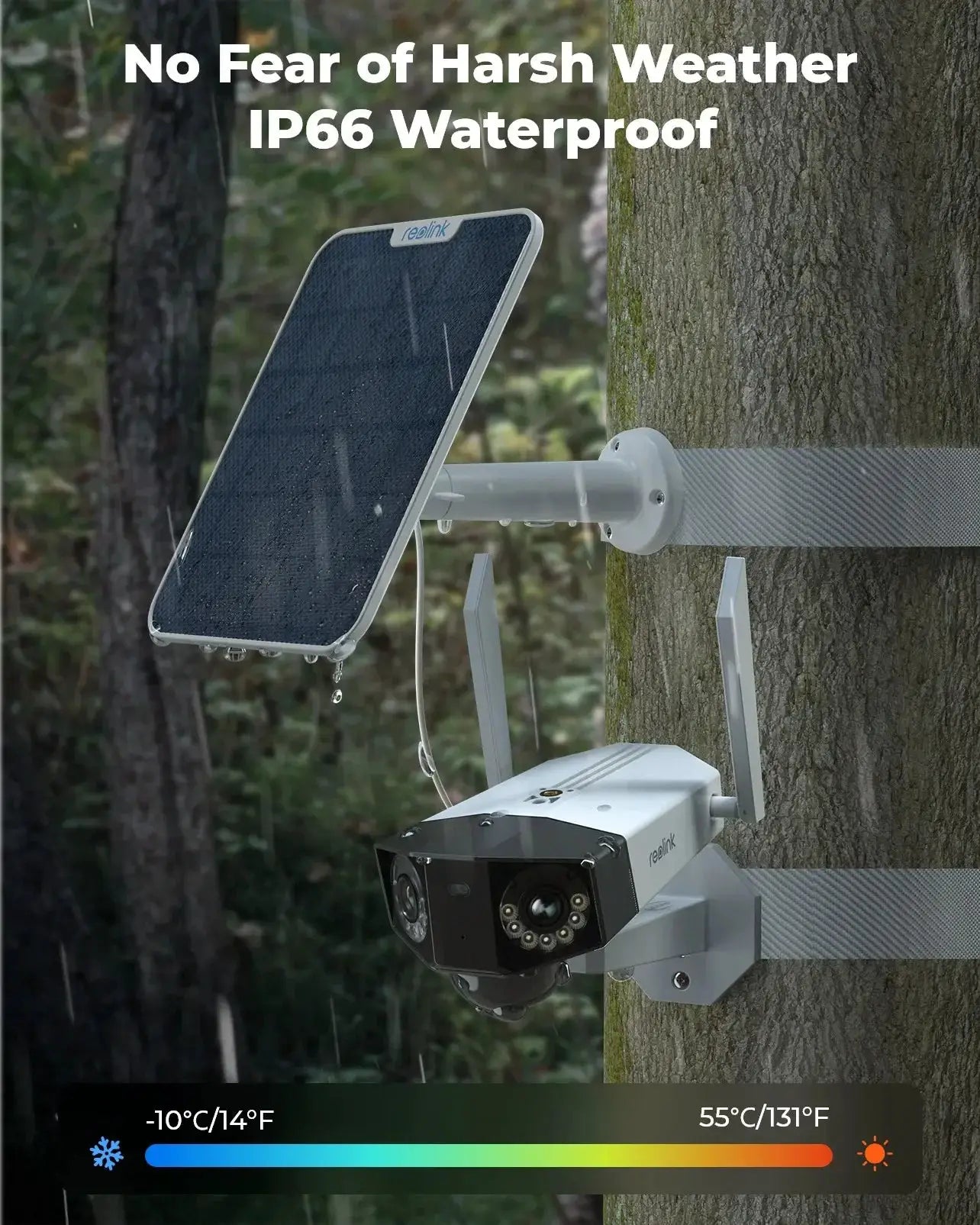 Reolink 4G Solar Outdoor Security Camera 6MP Wireless