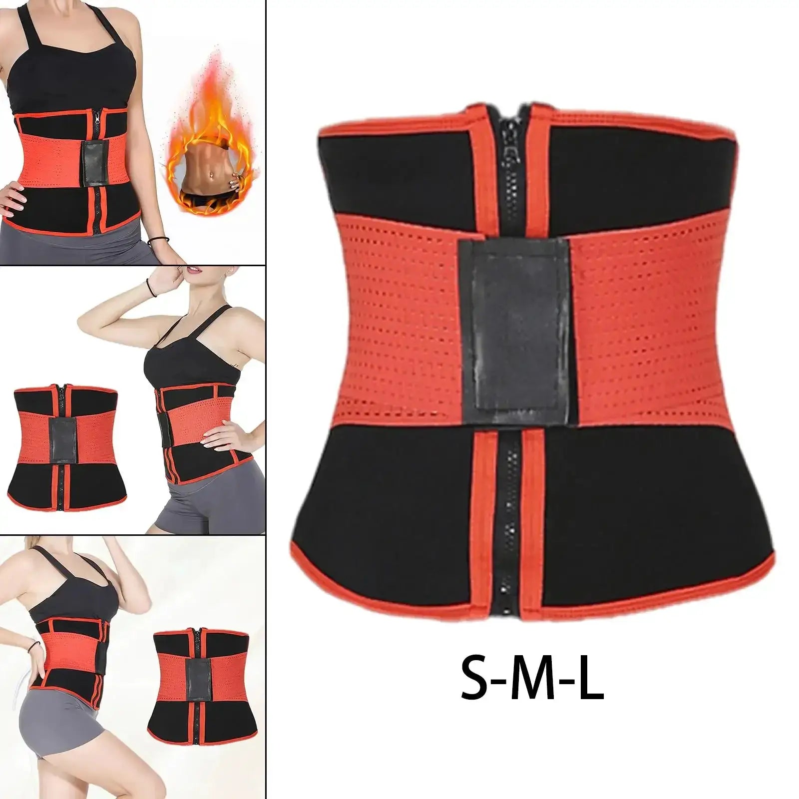 Slimming Waist Trimmer Belt Body Shaper For Workouts