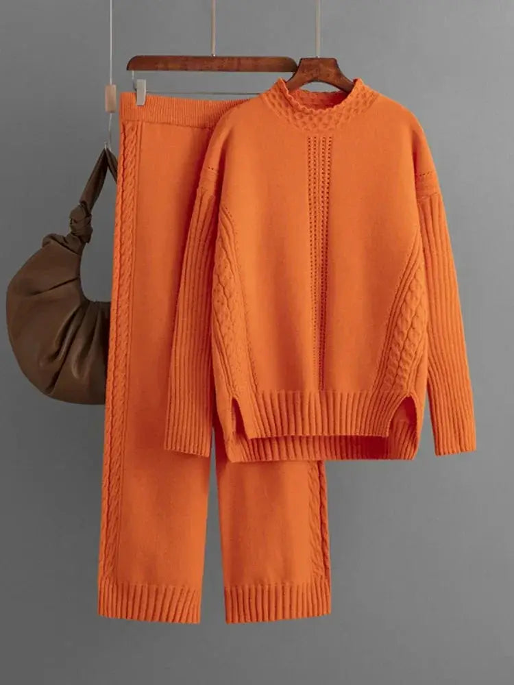 Warm Knitwear Set for Women Office Wear — product view 13