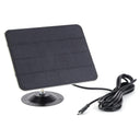 Solar Panel Security Camera Charger Efficient Outdoor Power Kit