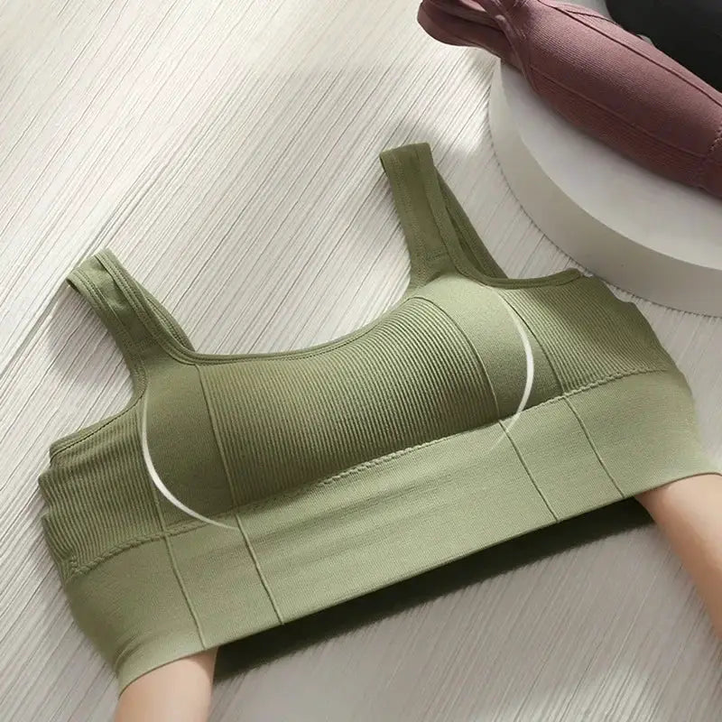 Seamless Shockproof Yoga Bra For Women Breathable Crop Top - OurLum.com