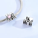 Sterling Silver Charm Beads Mask