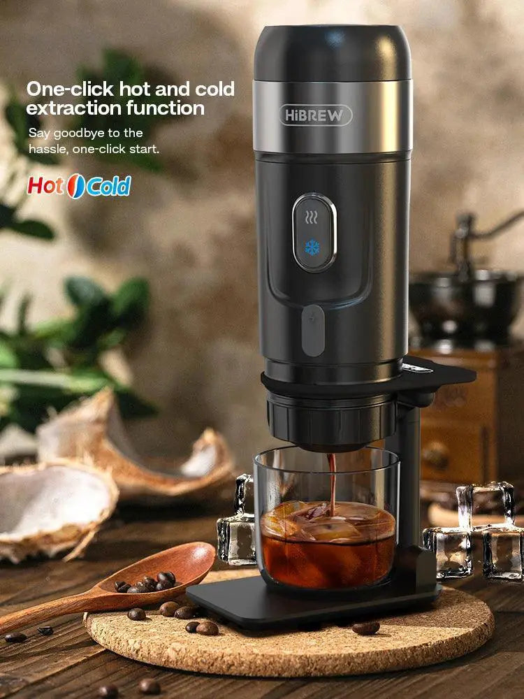 HiBREW Portable Coffee Machine For Car And Home Espresso