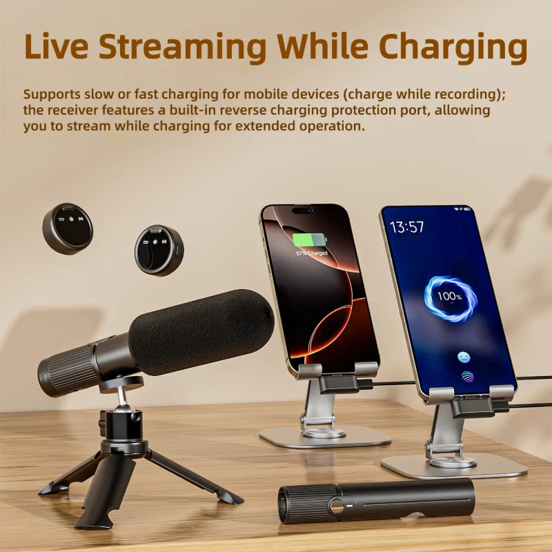 Professional Versatile Wireless Lavalier Microphone