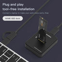 Blueendless External SSD NVME Enclosure 10G SSD Case Docking