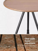 Lightweight Round Table for Camping Use