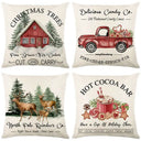 Cozy Linen Pillow Cover for Winter Decor