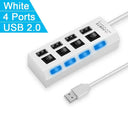 7 Port Usb Hub - Swift Data Connection For Pcs