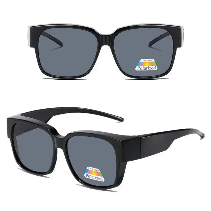 Men's UV400 Polarized Sunglasses Frame for Myopia Drivers