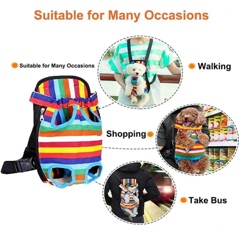 GizmoGo Breathable Dog Carrier Backpack For Travel