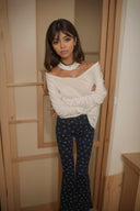 White Chic Korean Style Long Sleeve T-shirt Fashionable Commuting Top