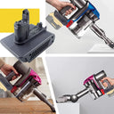 Adapter For Makita Milwaukee 18V Battery To Dyson Vacuum