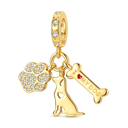 Sterling Silver Golden Pets Charm