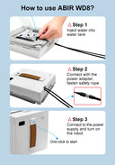 Window Vacuum Robot Cleaner ABIR WD8 with Dual Spray