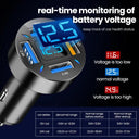 66W USB Car Charger with PD Quick Charge 3.0 Fast Charging
