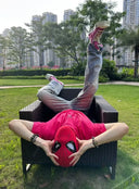 Marvel Mascara Miles Spiderman Headgear Cosplay Mask Toy