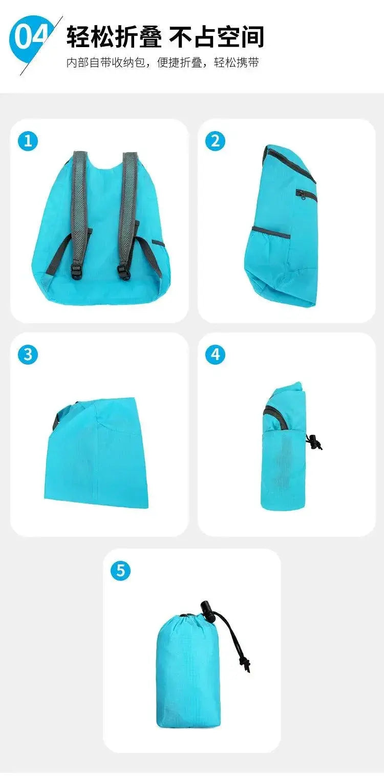 Waterproof Folding Backpack For Outdoor Adventures