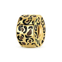 Charm Bead Pendent Silver Gold