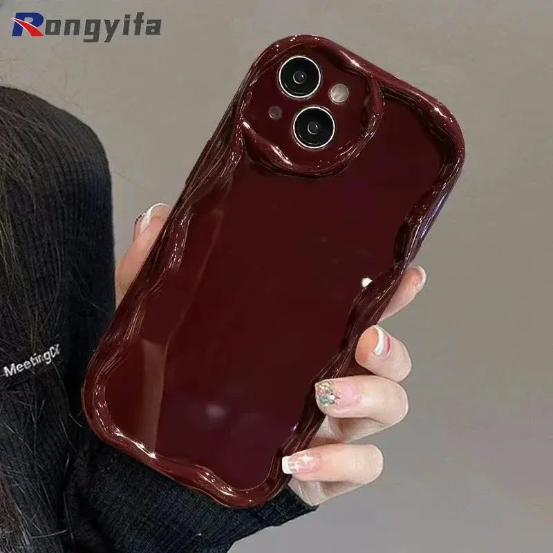 New Year Casing IPhone 15 14 Plus 13 12 11 Pro Max Red Cover
