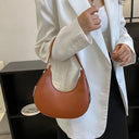 Underarm Tote Bags for Women Luxury Half Moon Hobo Bag
