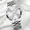 Luxury Stainless Steel Women's Quartz Watch Stylish Waterproof