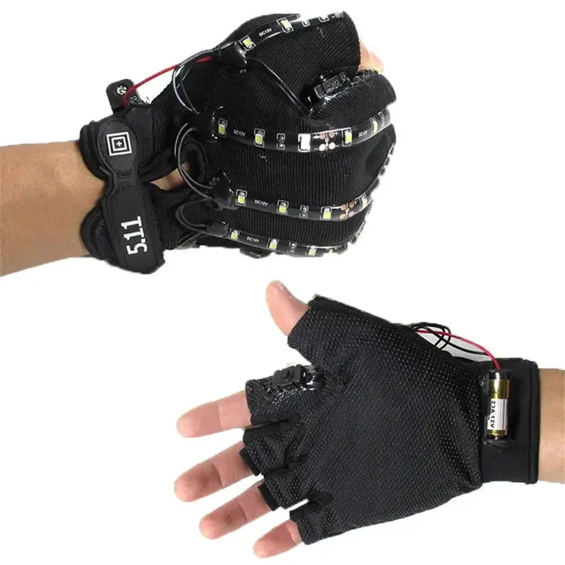 6 Colors Light Emitting Gloves for DJ Party Cosplay