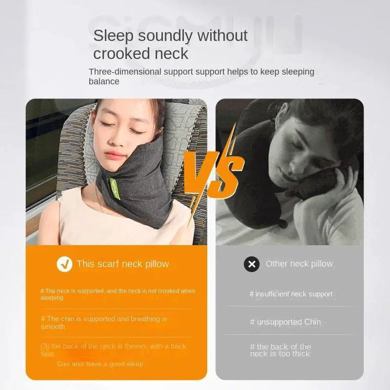 Ultimate Neck Support Memory Foam Travel Pillow Comfort
