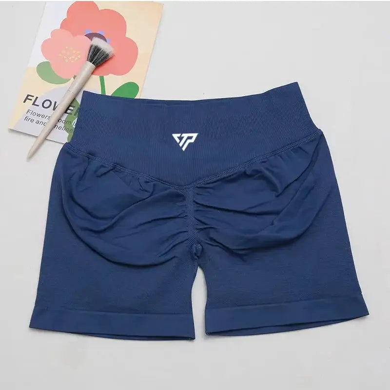 Keep That Pump Yoga Shorts Seamless Recoil Scrunch — product view 9