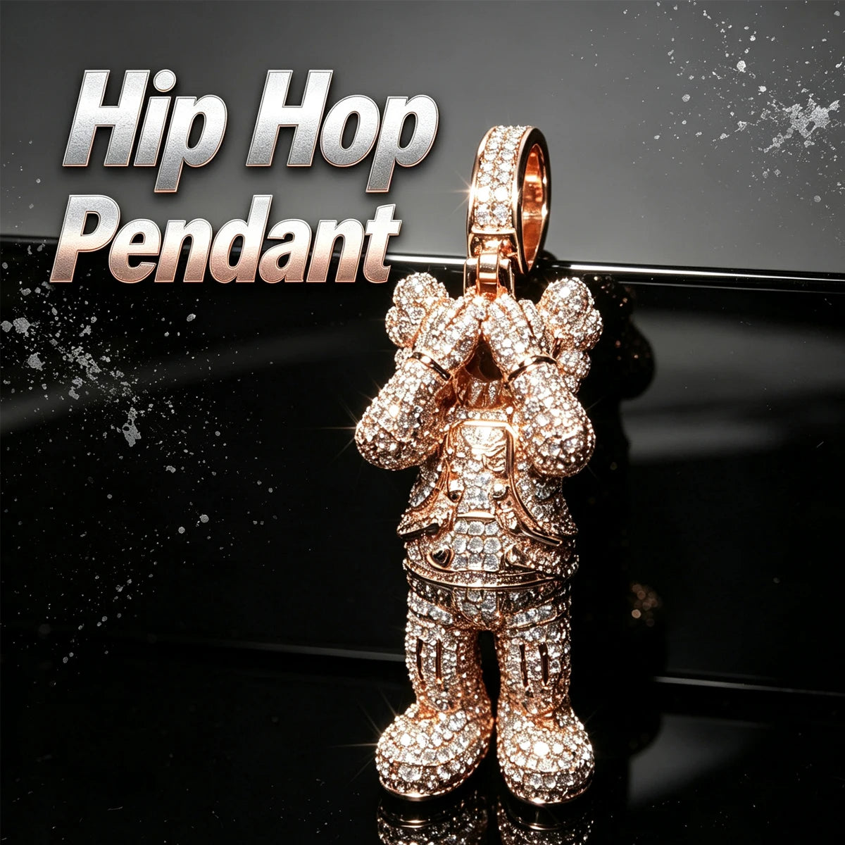 D Iced Out Cartoon Character