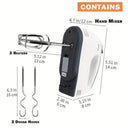 Handheld Electric Egg Beater Mini 7 Speed Mixer