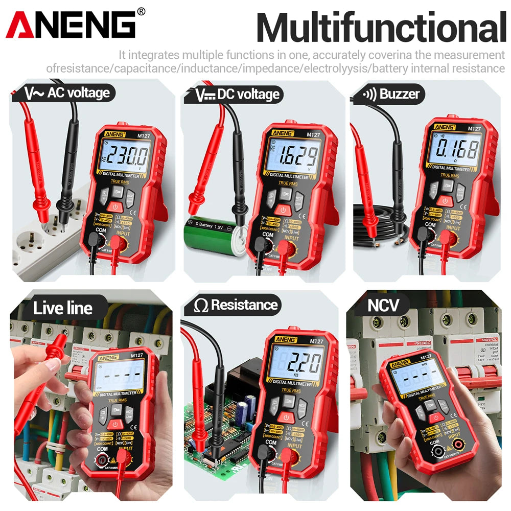 Digital Automatic Multimeter Tester Count