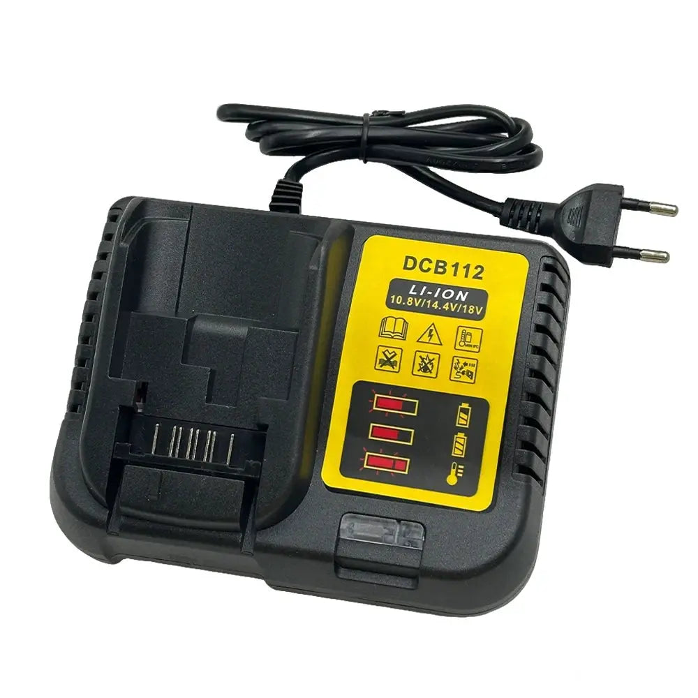 DCB112 Battery Charger For Dewalt 10.8V 12V 14.4V 18V 20V DCB206 DCB205 DCB204 DCB203 DCB120,DCB107 DCB115 DCB105(No battery)