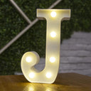 Battery-Operated LED Alphabet Lights for Home and Party Decor
