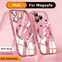 Orange Magnetic Case For iPhone - Wireless Ready