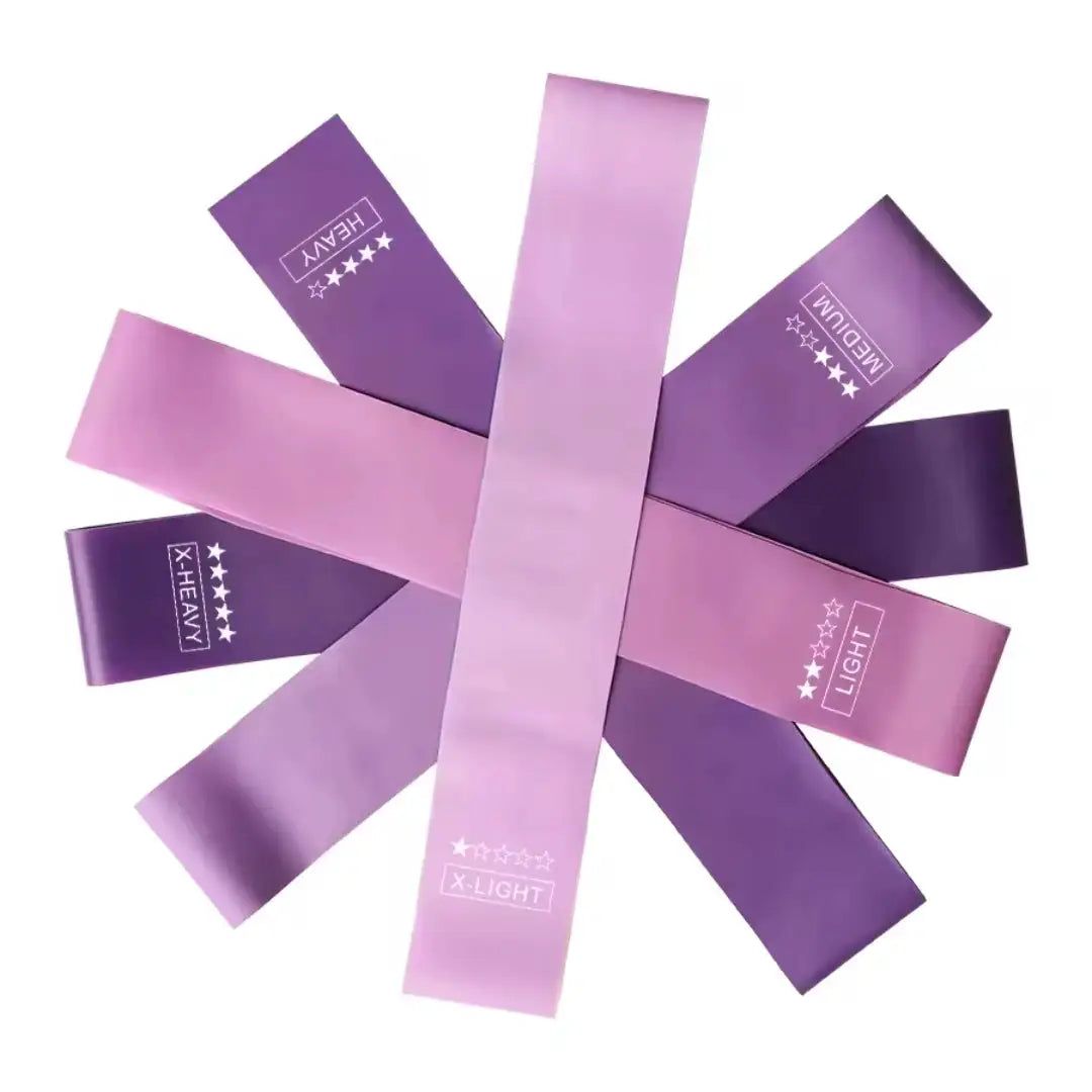 5 Color Coded Resistance Bands for Home Fitness Set - product image 5