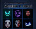 Bluetooth Led Mask Luminous Sichuan Opera Face Changing Mask